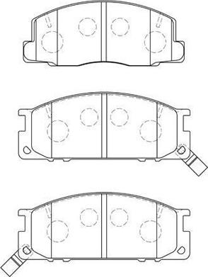 AISIN A1N083 - Set placute frana,frana disc aaoparts.ro