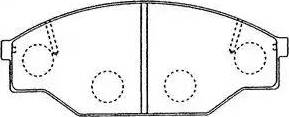 AISIN A1N036 - Set placute frana,frana disc aaoparts.ro