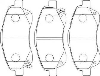 AISIN A1N190 - Set placute frana,frana disc aaoparts.ro