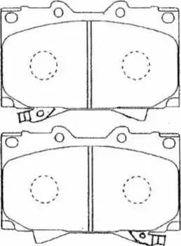 AISIN A1N144 - Set placute frana,frana disc aaoparts.ro