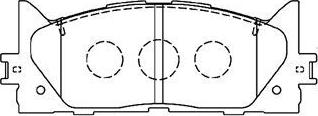 AISIN A1N154 - Set placute frana,frana disc aaoparts.ro