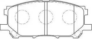 AISIN A1N110 - Set placute frana,frana disc aaoparts.ro