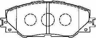 AISIN A1N129 - Set placute frana,frana disc aaoparts.ro