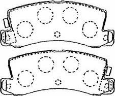 4U Autoparts 37751TY - Set placute frana,frana disc aaoparts.ro