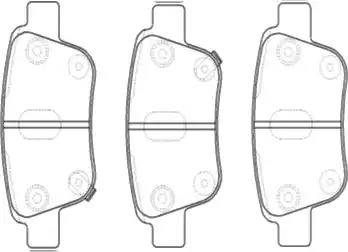 AISIN A2N191 - Set placute frana,frana disc aaoparts.ro