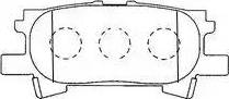 AISIN A2N111 - Set placute frana,frana disc aaoparts.ro