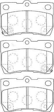 AISIN A2N118 - Set placute frana,frana disc aaoparts.ro