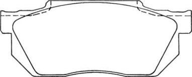 AISIN ASN-97 - Set placute frana,frana disc aaoparts.ro