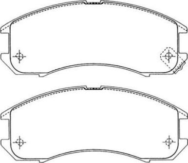 AISIN ASN-190 - Set placute frana,frana disc aaoparts.ro