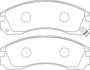 AISIN ASN-151 - Set placute frana,frana disc aaoparts.ro