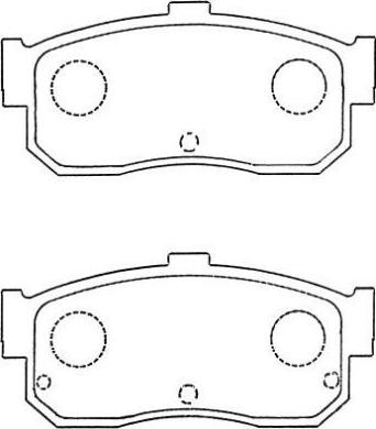 AISIN ASN-249 - Set placute frana,frana disc aaoparts.ro