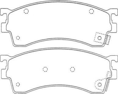 AISIN ASN-240 - Set placute frana,frana disc aaoparts.ro