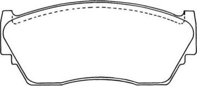 AISIN ASN-209 - Set placute frana,frana disc aaoparts.ro