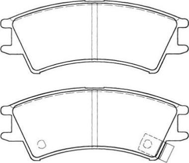 AISIN ASN-2038 - Set placute frana,frana disc aaoparts.ro