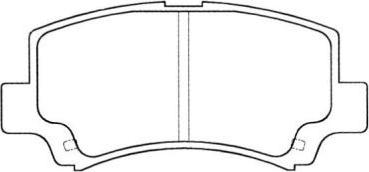 AISIN ASN-2022 - Set placute frana,frana disc aaoparts.ro