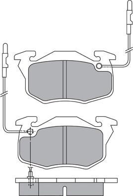 AISIN ASN-2153 - Set placute frana,frana disc aaoparts.ro