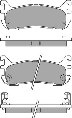 AISIN ASN-2165 - Set placute frana,frana disc aaoparts.ro