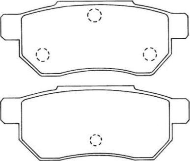 AISIN ASN-218 - Set placute frana,frana disc aaoparts.ro