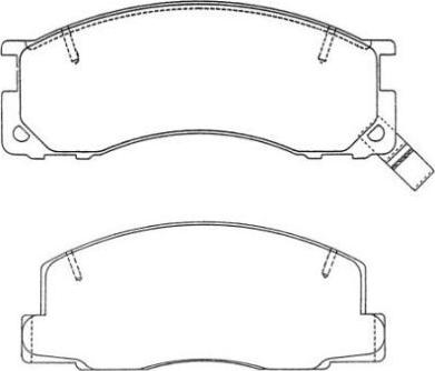 AISIN ASN-234 - Set placute frana,frana disc aaoparts.ro