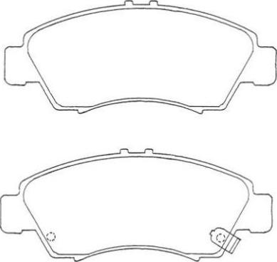 AISIN ASN-235 - Set placute frana,frana disc aaoparts.ro