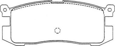 AISIN ASN-231 - Set placute frana,frana disc aaoparts.ro