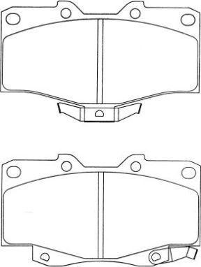 AISIN ASN-274 - Set placute frana,frana disc aaoparts.ro