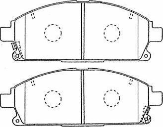 AISIN B1N062 - Set placute frana,frana disc aaoparts.ro