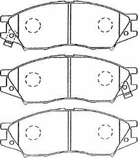 AISIN B1N037 - Set placute frana,frana disc aaoparts.ro