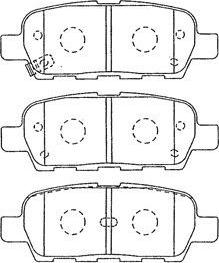 AISIN B2N064 - Set placute frana,frana disc aaoparts.ro
