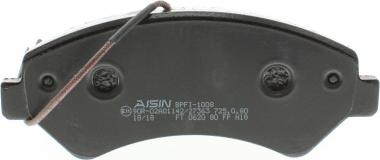 AISIN BPFI-1008 - Set placute frana,frana disc aaoparts.ro