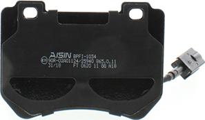 AISIN BPFI-1034 - Set placute frana,frana disc aaoparts.ro