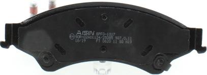 AISIN BPFO-1017 - Set placute frana,frana disc aaoparts.ro