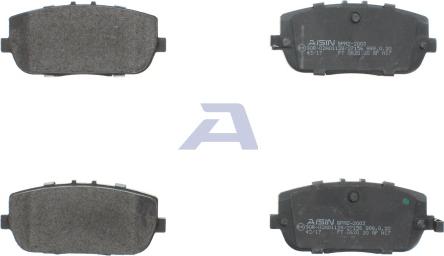 AISIN BPMZ-2003 - Set placute frana,frana disc aaoparts.ro