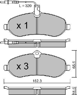 AISIN BPPE-1010 - Set placute frana,frana disc aaoparts.ro