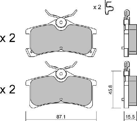 AISIN BPTO-2009 - Set placute frana,frana disc aaoparts.ro