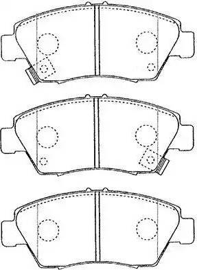 AISIN C1N016 - Set placute frana,frana disc aaoparts.ro