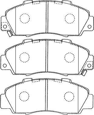 AISIN C1N018 - Set placute frana,frana disc aaoparts.ro