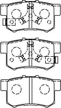 AISIN C2N061 - Set placute frana,frana disc aaoparts.ro