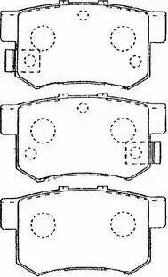 AISIN C2N015 - Set placute frana,frana disc aaoparts.ro