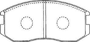AISIN D1N011 - Set placute frana,frana disc aaoparts.ro