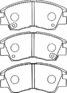 AISIN D1N033 - Set placute frana,frana disc aaoparts.ro