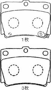 AISIN D2N022 - Set placute frana,frana disc aaoparts.ro