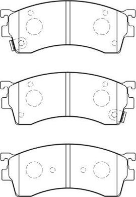 AISIN E1N026 - Set placute frana,frana disc aaoparts.ro