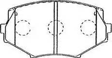 AISIN E1N022 - Set placute frana,frana disc aaoparts.ro