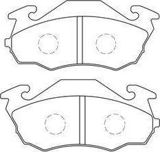 AISIN F1N003 - Set placute frana,frana disc aaoparts.ro