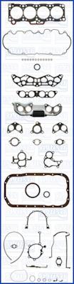 Ajusa 50128400 - Set garnituri complet, motor aaoparts.ro