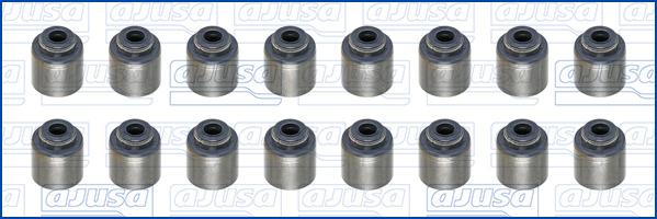 Ajusa 57082100 - Set garnituri, ax supape aaoparts.ro