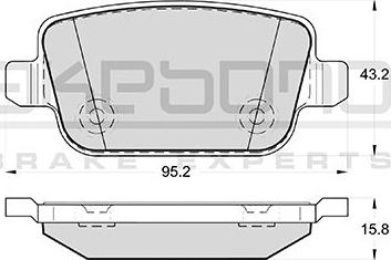 GMC 2453703 - Set placute frana,frana disc aaoparts.ro