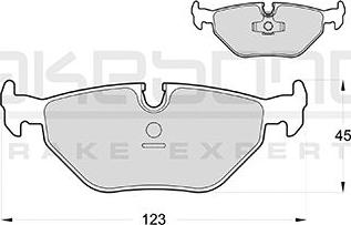 Akebono AN-4416K - Set placute frana,frana disc aaoparts.ro