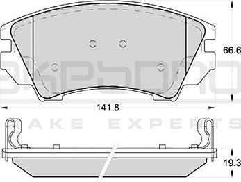 Opel 1680880480 - Set placute frana,frana disc aaoparts.ro